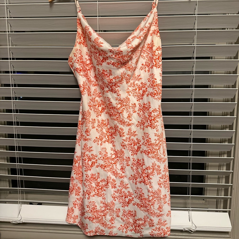 Silk patterned dress